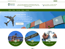 Tablet Screenshot of exporter-services.co.uk